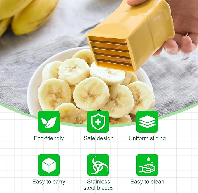 2PCS Fruit Slicer Cup: Strawberry Slicer, Speed Cutter for Banana Grape Egg Rapid & Safe Slicing Kitchen Gadget