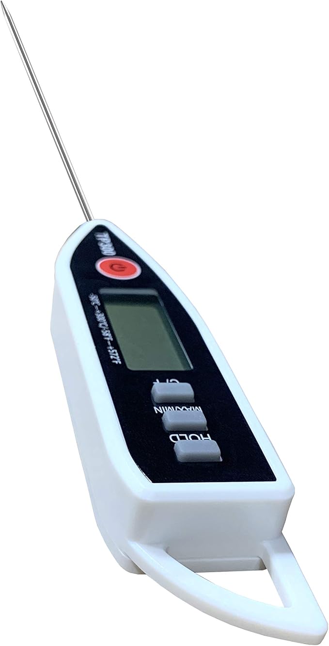 Digital Meat Food Thermometer for Candy Candle Milk BBQCooking Kitchen BBQ, Probe Instant Read Thermometer for Pork Deep Fry Roast Baking Temperature