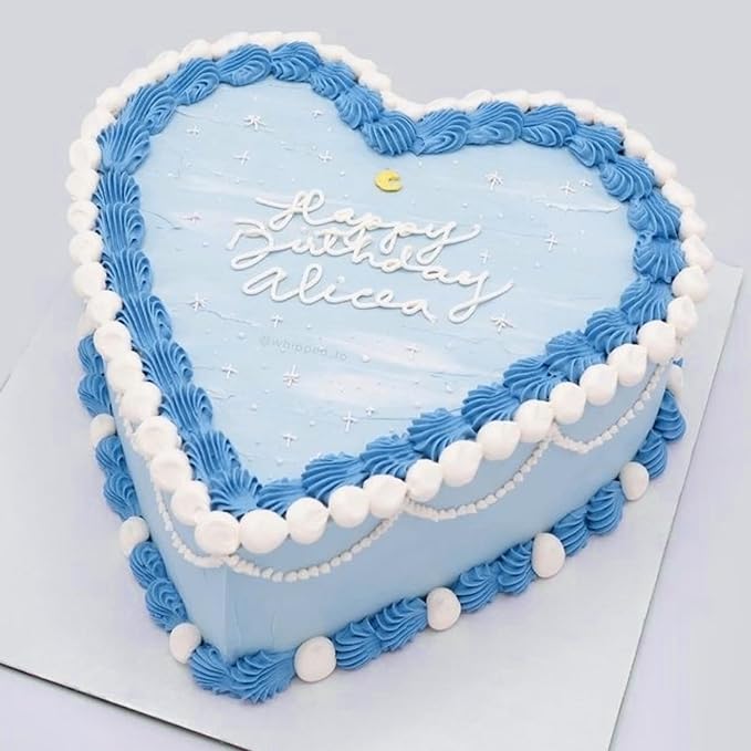 kefyixc 10 Inch Heart Shaped Cake Pan,Deep 3 Inch, Aluminum Heart Cake Tin, Heat-Resistant Baking Cake Pan for Wedding, Party, Family Occasions, Chocolate, Bread. (10 × 3 Inch)