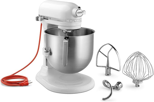 KitchenAid NSF Certified Commercial Series 8-Qt Bowl Lift Stand Mixer - KSM8990