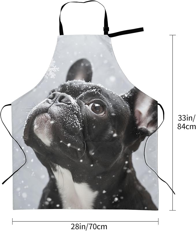 Apron with Pockets Aprons for Women Men Kitchen Chef Apron for Cooking Gardening Server Waitress Painting