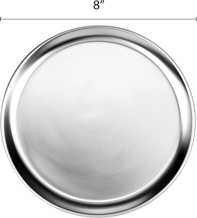 Thunder Group Wide Rim Pizza Tray, 8 Inch