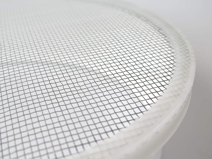 Tredoni 23cm/9" Couscous Sieve Strainer - Plastic Sieve Sifter, Stainless Steel 3mm Mesh, Multicolor