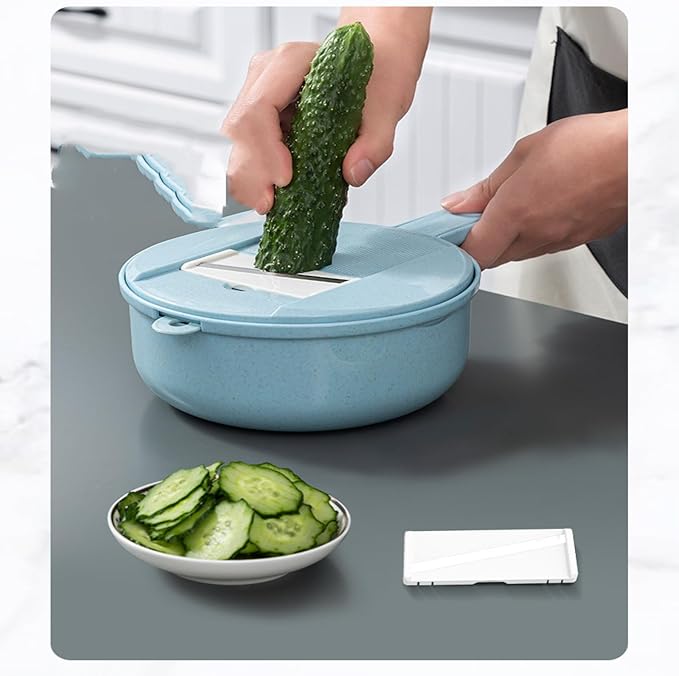 Kitchen multi-function shredded potato shredder household wiping scraper shredding shredding flower cut potato slices slicer