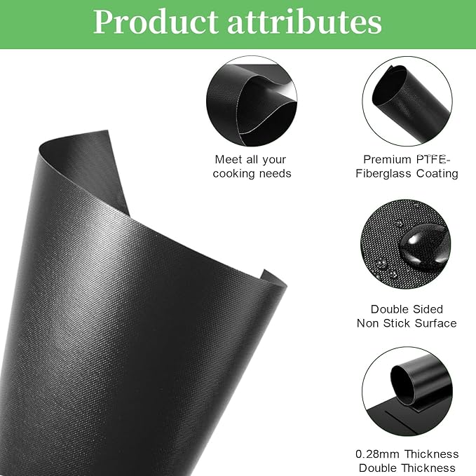 GWYSY 4-Pack Fiberglass Liners for Ninja Air Fryer Pro 4-in-1 AF141, 8.27"* 8.27" Reusable and Versatile Replacement for Ninja Air Fryer Parchment Paper Heat-Resistant Non-Disposable