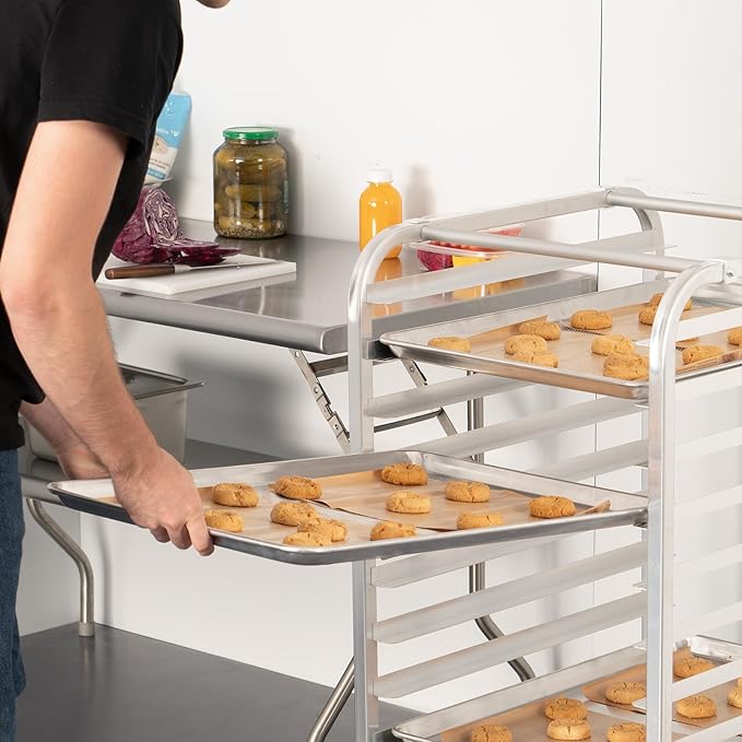 HARDURA Aluminum Perforated Baking Sheet Pan 18”L X 26”W X 1”H Cookie Sheet, 6Packs, For Oven in Bakery & Restaurant, Kitchen