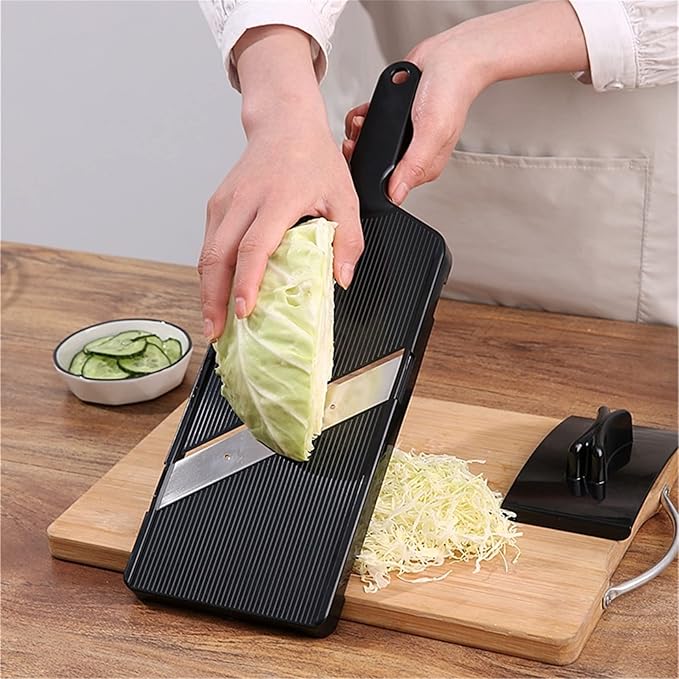 Mandoline Food Slicer Cabbage Grater Manual Cutter Vegetable Grater Julienne Slicer Waffle Fruit Kitchen Potato Cutter,large