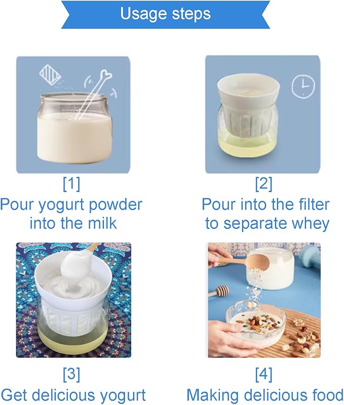 Yogurt Filter, Yogurt Mesh Strainer Basket, Yogurt Mesh Strainer, Milk Strainer, Whey Separator for Filtering Thick Yogurt, Greek Yogurt, Milk