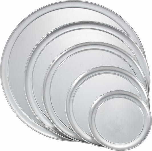 Winco Pizza Pan, 8-Inch, Wide Rim