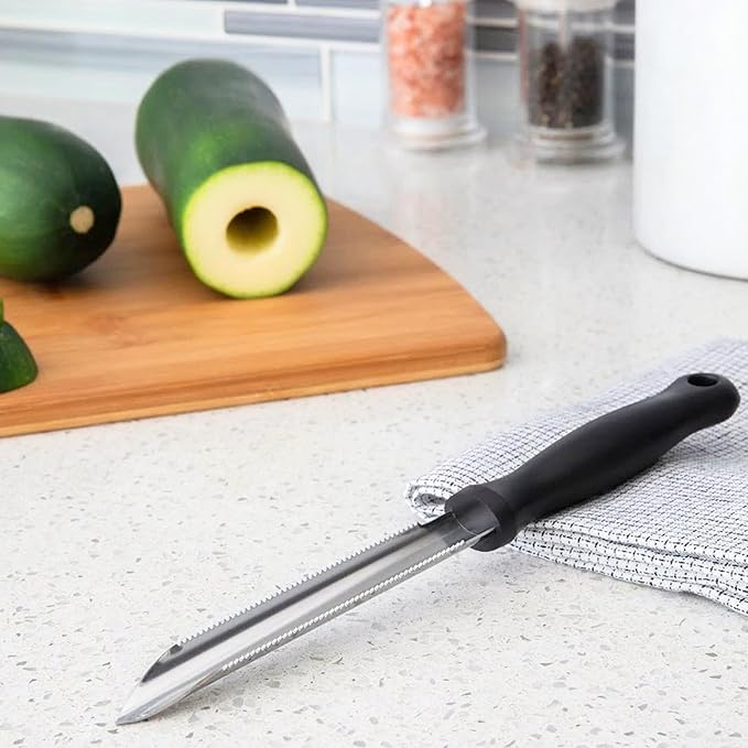 Better Houseware Stainless Steel Apple Corer Jalapeno Zucchini Cucumber Stainless Steel Corer - Effortless Seed Removal and Precise Slicing - Kitchen Essential for Flavorful Creations.