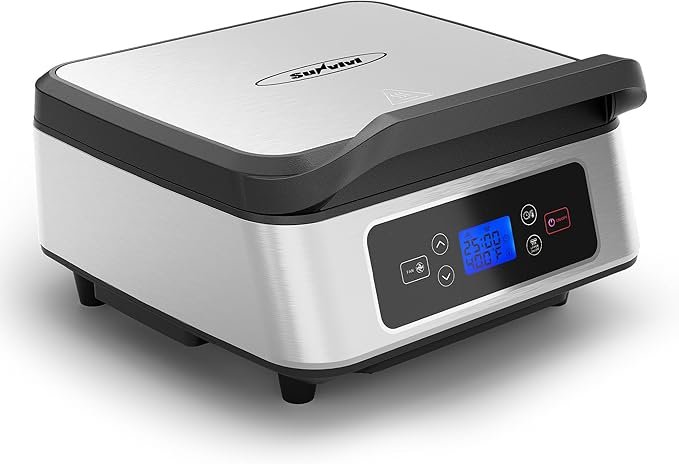 Electric Panini Press Sandwich Maker, 1300W Smokeless Indoor Grill with Removable Non-Stick Plates, Auto-Lift, Fan, Independent Upper Heating, Smart Time & Temperature Control, Silver