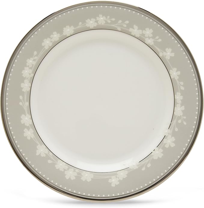 Lenox Bellina Bone China Platinum Banded Butter Plate