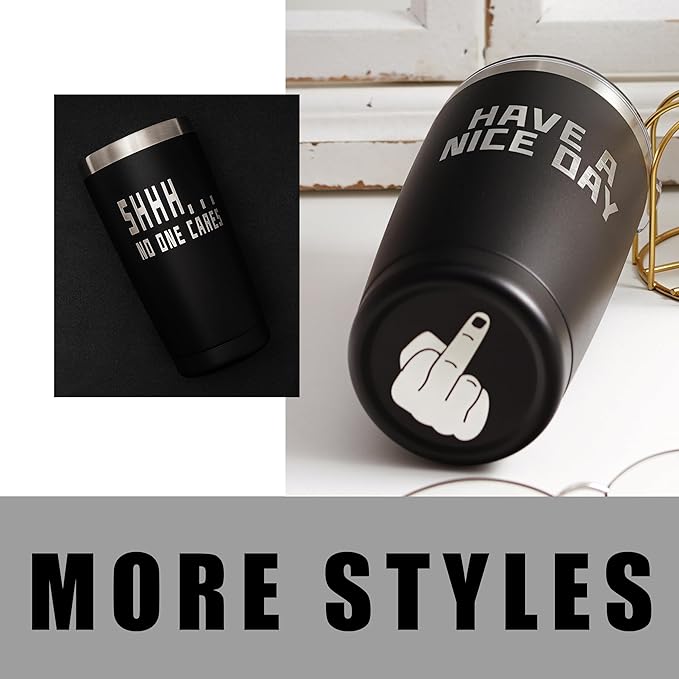 ARIABLE Tears Of My Enemies - Best Gifts for Men, Him, Dad, Husband, Son, Boyfriend, Coworker, Boss - Perfect Sarcastic Birthday - Military Gift for Veterans - 20 Oz Engraved Tumbler, Black