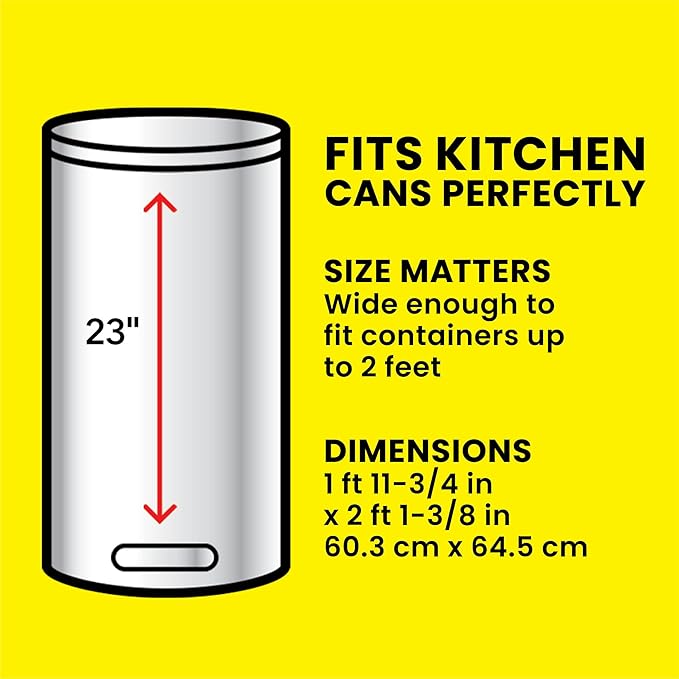 Glad ForceFlex Tall Kitchen Drawstring Trash Bags, 13 Gal, Fresh Clean, 80 Ct (Package May Vary)