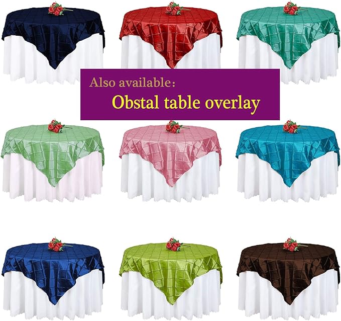 Obstal 210 GSM Round Green Table Cloth - Oil-Proof Spill-Proof Waterproof Tablecloth, Christmas Decorations Fabric Table Cover Protector for Holiday Party (Green, 90 Inch Diameter)