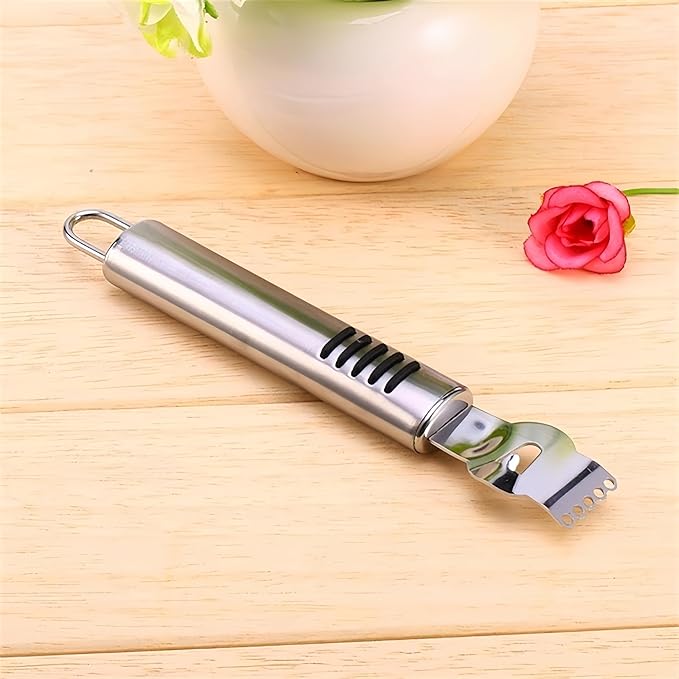 Stainless Steel Lemon Zester Grater, Lemon Zester Tool, Citrus Zester Grater, Zester Tool for Orange Citrus Peeler