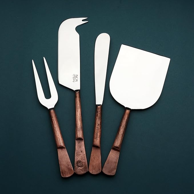 INOX artisans Celia Cheese Accessories 4 Pc. Set