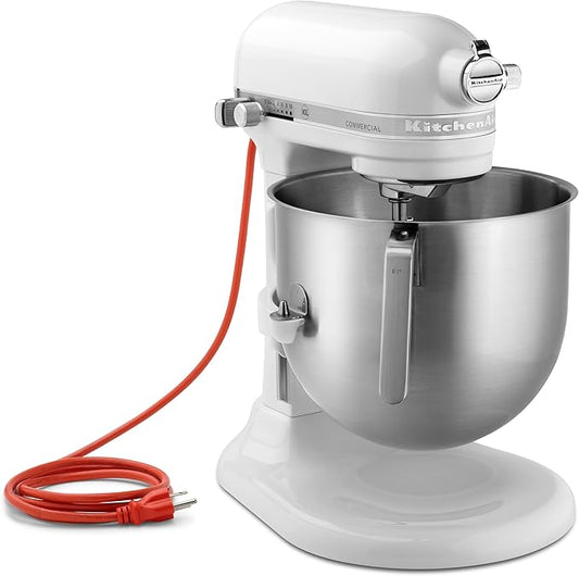 KitchenAid NSF Certified Commercial Series 8-Qt Bowl Lift Stand Mixer - KSM8990