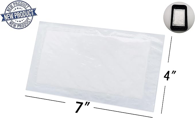 Meat Absorbent Pads 4x7 inch Dri Lock 60 Grams,White Meat Soaker Pads for Vacuum Sealer Bags (80pcs)
