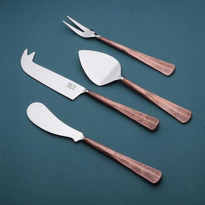INOX artisans Ridge Cheese Accessories 4 Pc. Set