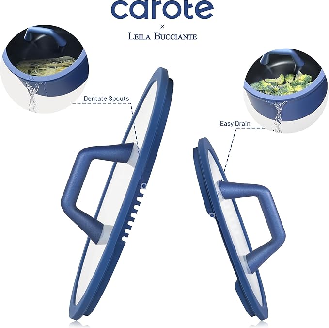 CAROTE 31PCS Pots and Pans Set, Nonstick Cookware Set Kitchen Non Stick Induction Titanium Cookware Non-toxic Granite Cooking set