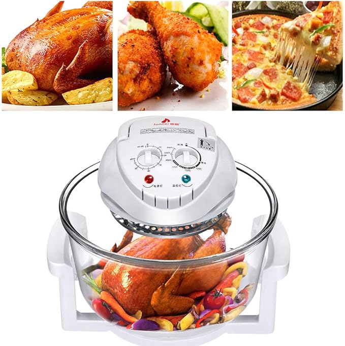 ZHFEISY 12L Turbo Air Fryer Convection Oven Roaster Electric Cooker Multifunction Infrared