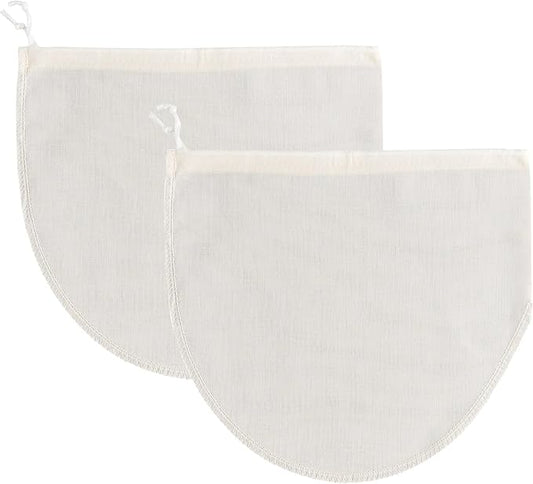 Mrs. Anderson’s Baking Jelly Strainer Bags, Natural Cotton Fine Mesh, Set of 2