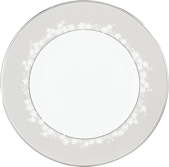 Lenox Bellina Bone China Platinum Banded Salad Plate