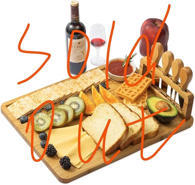 Cutting Board Wood Chopping Board Double Sided Charcuterie Boards Serving Board Kitchen Essential House Warming Hostess Host Gift Serving Tray for Christmas Wedding Birthday Anniversary Rust Brown