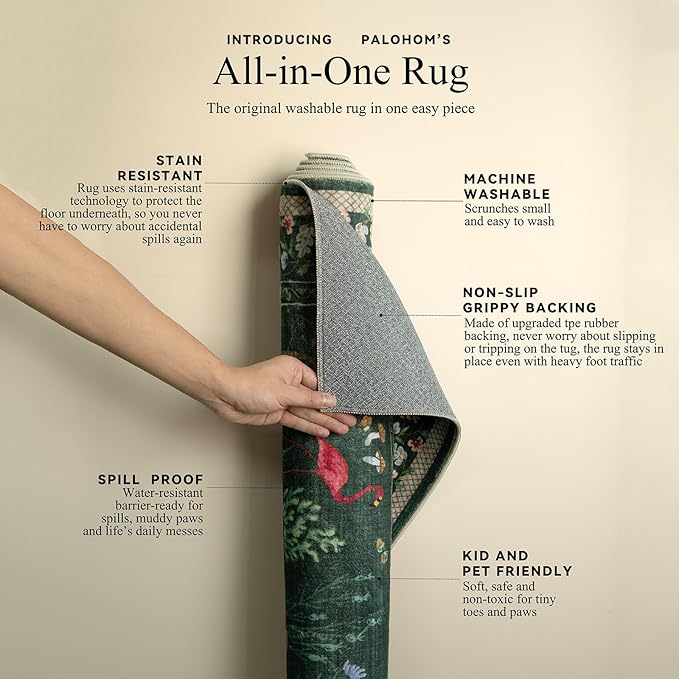Machine Washable Throw Rugs for Entryway: Door Mat Indoor Entrance 2x3 Rug Small Area Rug Non-Slip Low Pile Soft Kitchen Rug for Front Door Indoor Entrance Entry Bedside Kids Room