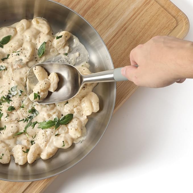 Calphalon Edge Stainless Steel Kitchen Spoon - Taupe