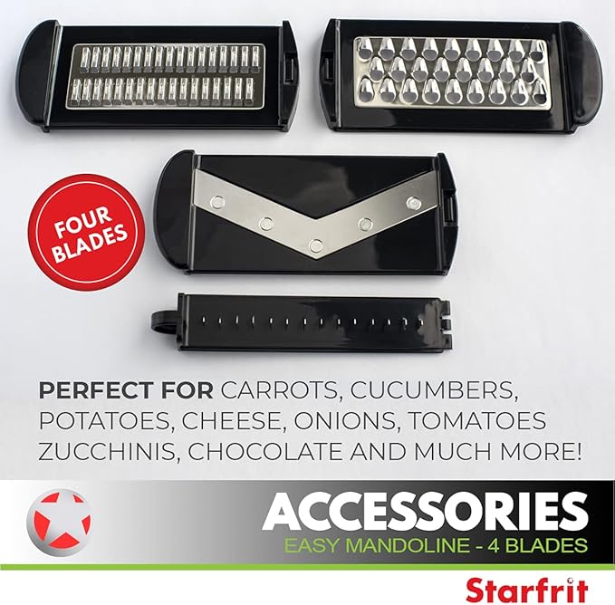 Starfrit 093087-012-0000 Food Slicer, One Size, Gray