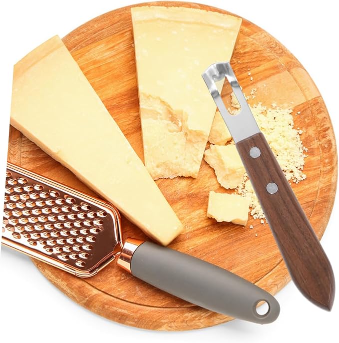 Alipis 2Pcs Stainless Steel Vegetable Slicer Lemon Zester Comfortable Handheld Cheese Grater for Easy Shavings Cheese Kitchen Cutting Tool for Home