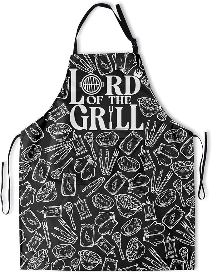 Apron with Pockets Aprons for Women Men Kitchen Chef Apron for Cooking Gardening Server Waitress Painting