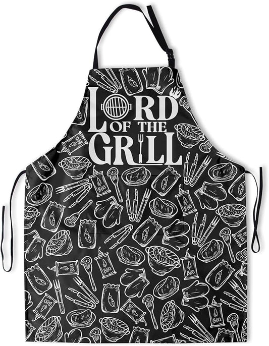 Apron with Pockets Aprons for Women Men Kitchen Chef Apron for Cooking Gardening Server Waitress Painting