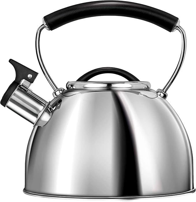 SMILE MCN-11P Non-Electric Kettle, For All Types Of Cookers, Including Inductive, 3 L, Stainless Steel, Unheated Handle, Required Temperature Will Inform Whistle, Color Inox