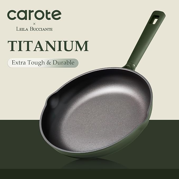 CAROTE 31PCS Pots and Pans Set, Nonstick Cookware Set Kitchen Non Stick Induction Titanium Cookware Non-toxic Granite Cooking set
