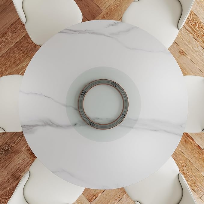23.6" Lazy Susan for Table Top Tempered Glass Rotating Serving Tray for Dining Table, Kitchen Lazy Susan Organizer Spinning Rotating Food Server Party Centerpieces