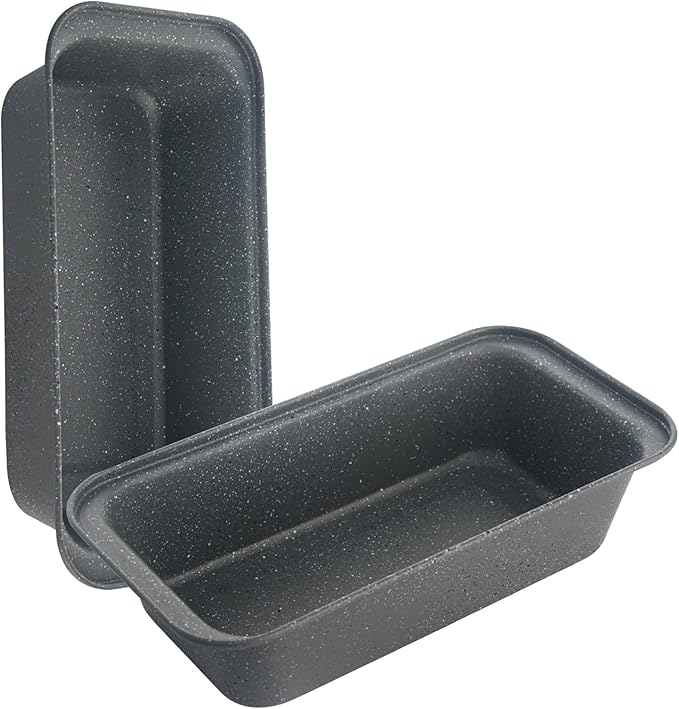 Spmarkt 2-Pack Bread Pan, 10inch Non-Stick Bread Loaf Pan, Bread Pans for Homemade Bread, Loaf Pans for Baking Bread 9x5