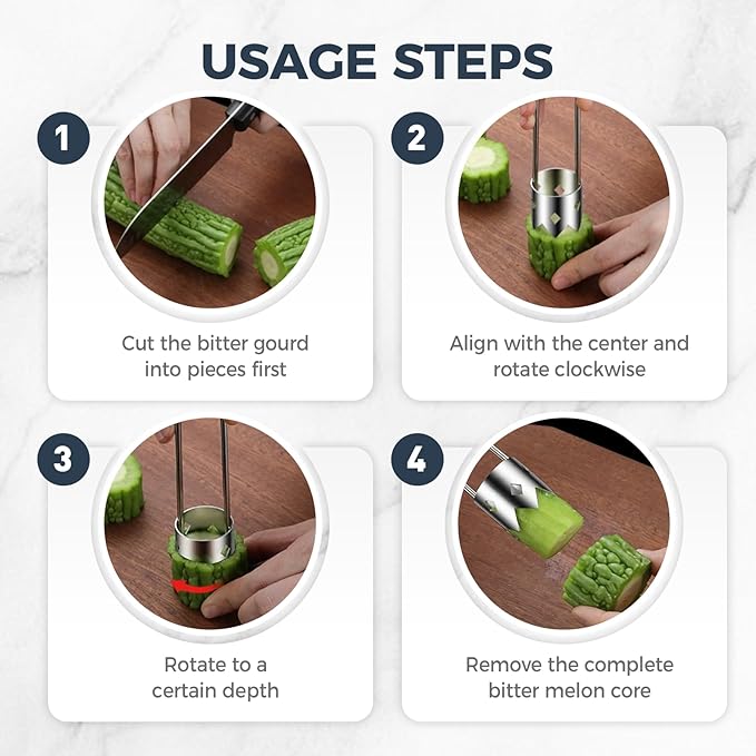 Red Bell Pepper Seed Corer, Stainless Steel Fruit Vegetable Quick Corers and Cave Tools, Apple Corer, Multifunction Pepper Corer Seed Remover Tool,Vegetables&Fruit Kitchen Gadget (2, B)