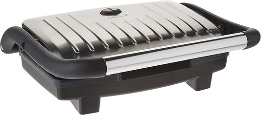 Brentwood TS-611 Compact Panini Press & Sandwich Maker,1000-Watt, Non-Stick,Stainless Steel