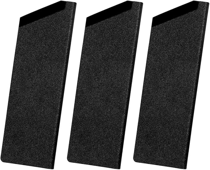 XYJ 3pcs/set Safety Knife Sheath Sleeves,Universal Knife Edge Guards For 6'' Kitchen Knife,Black ABS Knife Cover Case,Blade Guard Protectors,Chef Knives Covers or Sleeve(Knives Not Included)