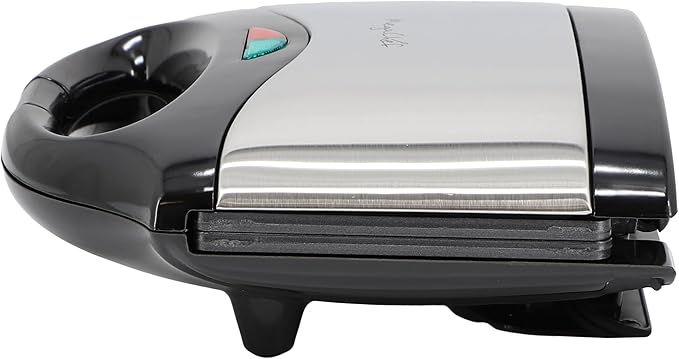 MegaChef Electric Non-Stick Aluminum Panini Press Sandwich Maker Grill, Compact Design, Panini Maker, Sandwich Grill, Countertop Grill Griddle (Grill Plate)