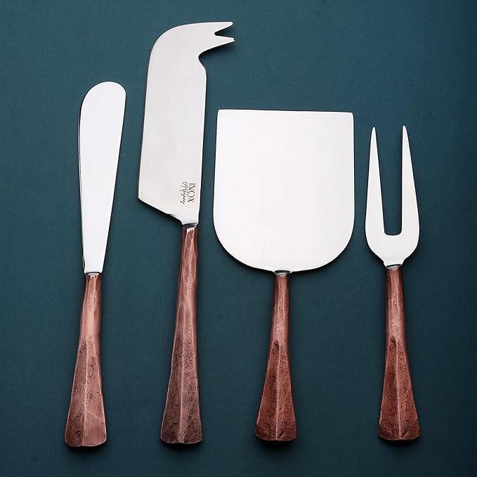 INOX artisans Ridge Cheese Tools 4 Pc. Set