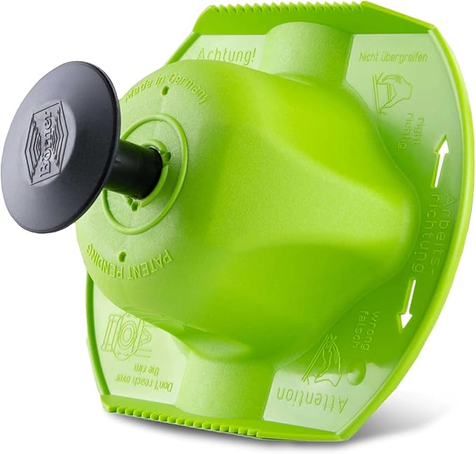 Borner by Reston Lloyd Food Safety Holder for Mandoline Slicers, Cutters & Graters, Protective Finger Guard for Safe Slicing & Grating, Made in Germany, Green