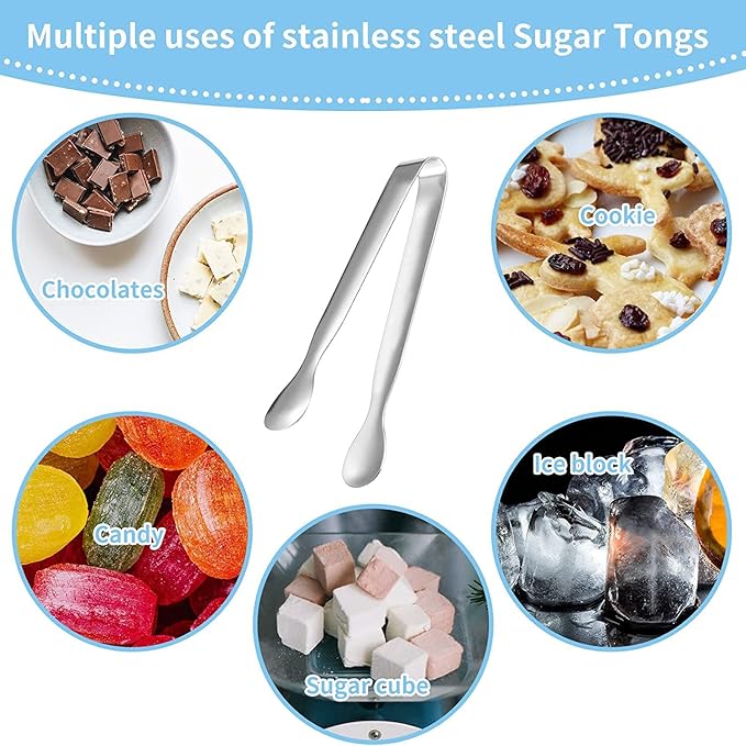 Spreader Knife Set for Cheese Butter, Stainless Steel with Wooden Handles, 6-Piece Party Wedding Christmas Charcuterie Board Accessories, Mini Serving Tongs Spoons Forks Set