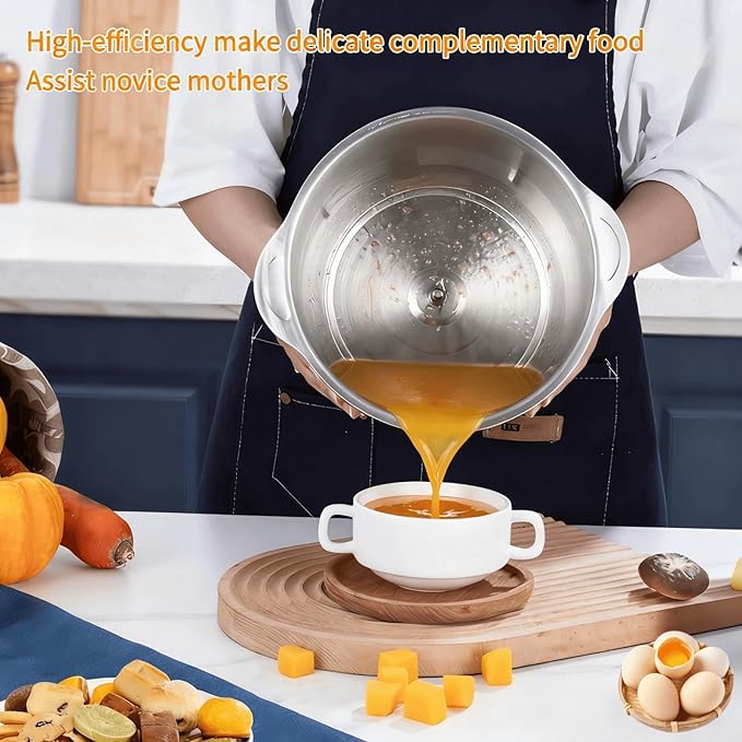 SPEHKAOO Food Processor,5-Speed Electric Food Chopper,Meat Grinder 5L(20Cups) with Two 6-Blade Sets,500W Powerful Vegetable Chopper Used for Dough Mixing,Meat, Nuts, Fruits, Garlic and Vegetables
