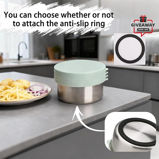 Cheese Grater with Container, 4 in 1 Box Gratters for Fine, Medium and Coarse, Handheld Lemon Zester for Parmesan, Ginger, Garlic, Nutmeg, Chocolate (Light Green)