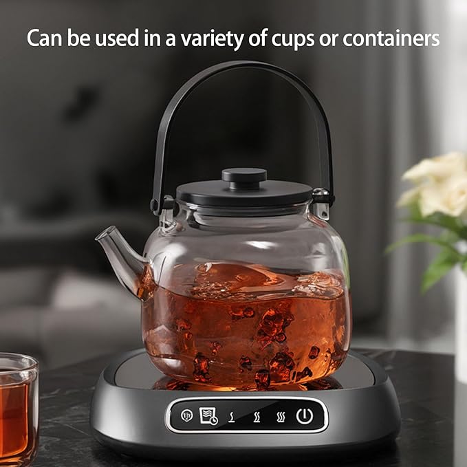 Coffee Mug Warmer,Cordless Coffee Warmer, USB Rechargeable,Multipurpose Advanced Temperature Control Heating Pad,Fast Plate Portable Drink Heater for Desk, Kitchen, Travel
