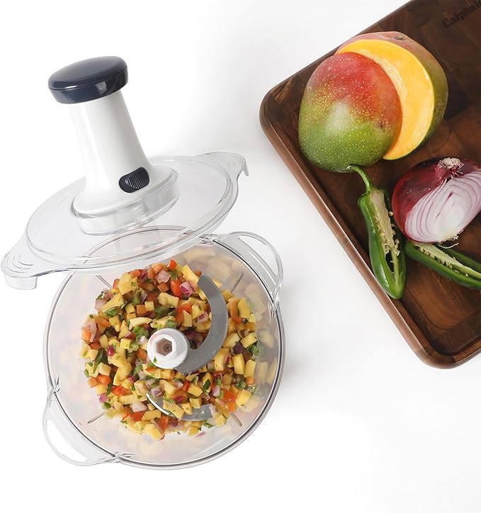 Calphalpn Aero Manual Large Vegetable and Food Chopper and Processor